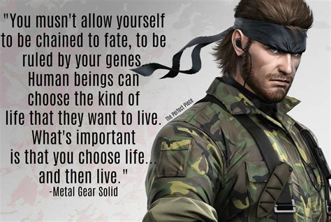 metal gear solid sayings